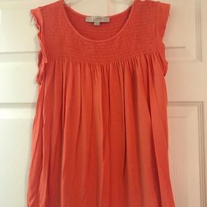 Flowy Peach/Orange Shirt